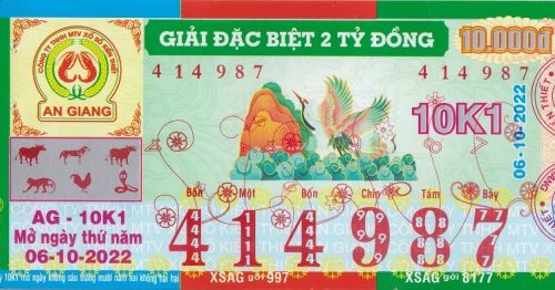 Mẫu vé xổ số An Giang và những thông tin cần biết về XSAG