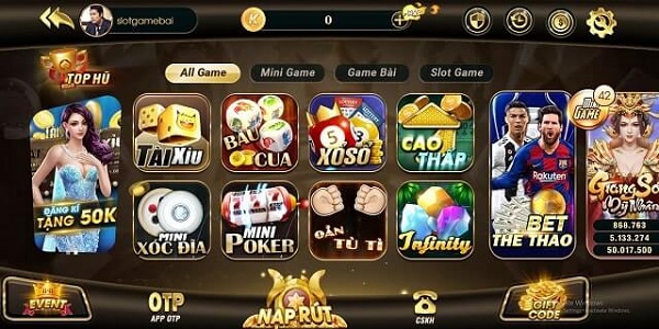 Thể loại trò chơi đa dạng hấp dẫn