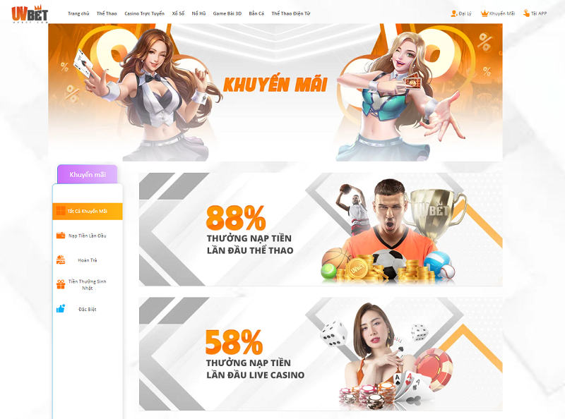 Nhà cái UVBET và những ưu đãi hấp dẫn cho người chơi mới